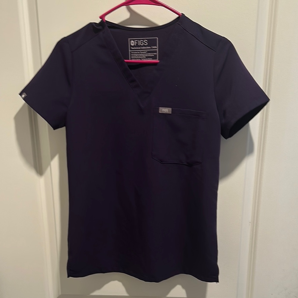 Figs Dark purple Scrub Set